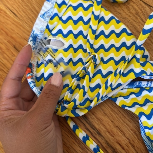 SHEIN Italian summer coastal bikini NWT - Picture 4 of 5